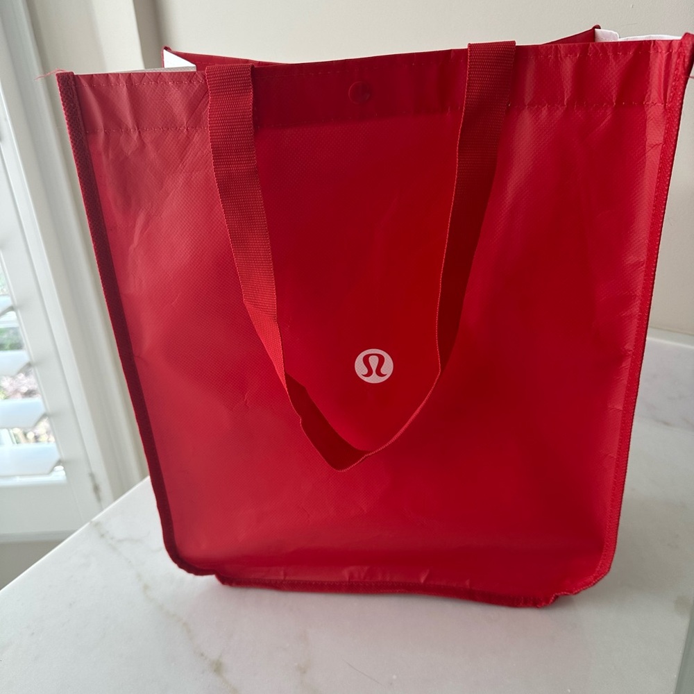Lululemon Athletica Vibrant Red Tote